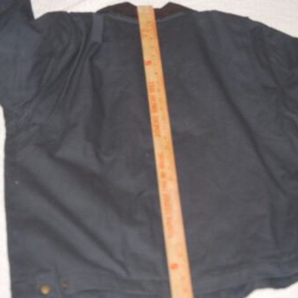 2022 NFL DENVER BRONCOS "DB WORKWEAR" WORKMAN JACKET MED HEAVY CANVAS BLUE - Picture 8 of 12